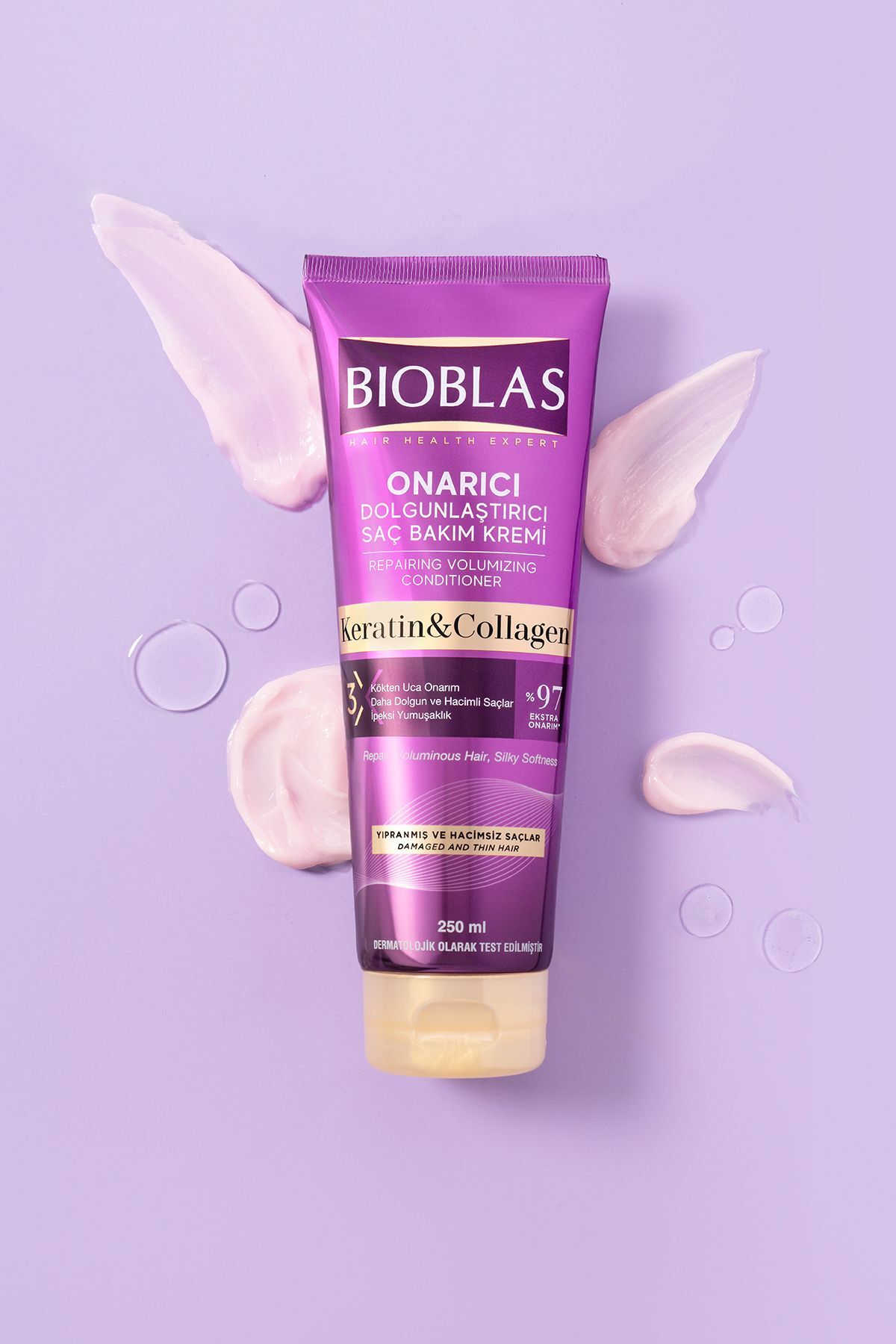 BİOBLAS SAÇ DÖKÜLMESİNE KARŞI ŞEKİLLENDİRİCİ BAKIM KREMİ 250ML-