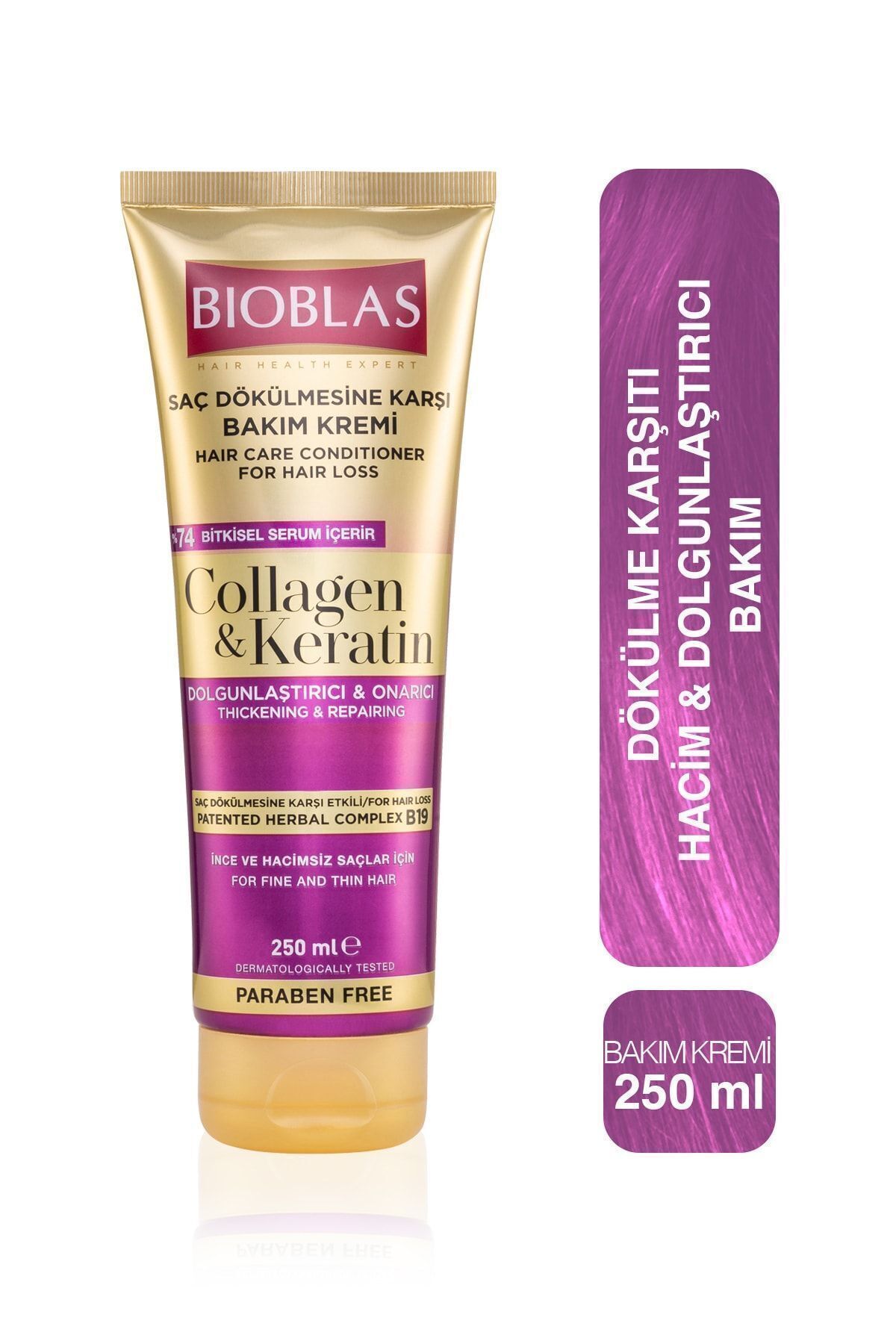 BİOBLAS SAÇ DÖKÜLMESİNE KARŞI ŞEKİLLENDİRİCİ BAKIM KREMİ 250ML-