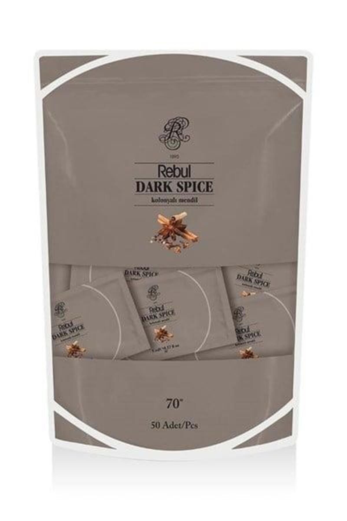 Rebul Dark Spıce 50lı Kolonyalı Mendıl Poset-