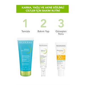 BİODERMA SEBİUM YÜZ TEMİZLEME JELİ 200 ML-