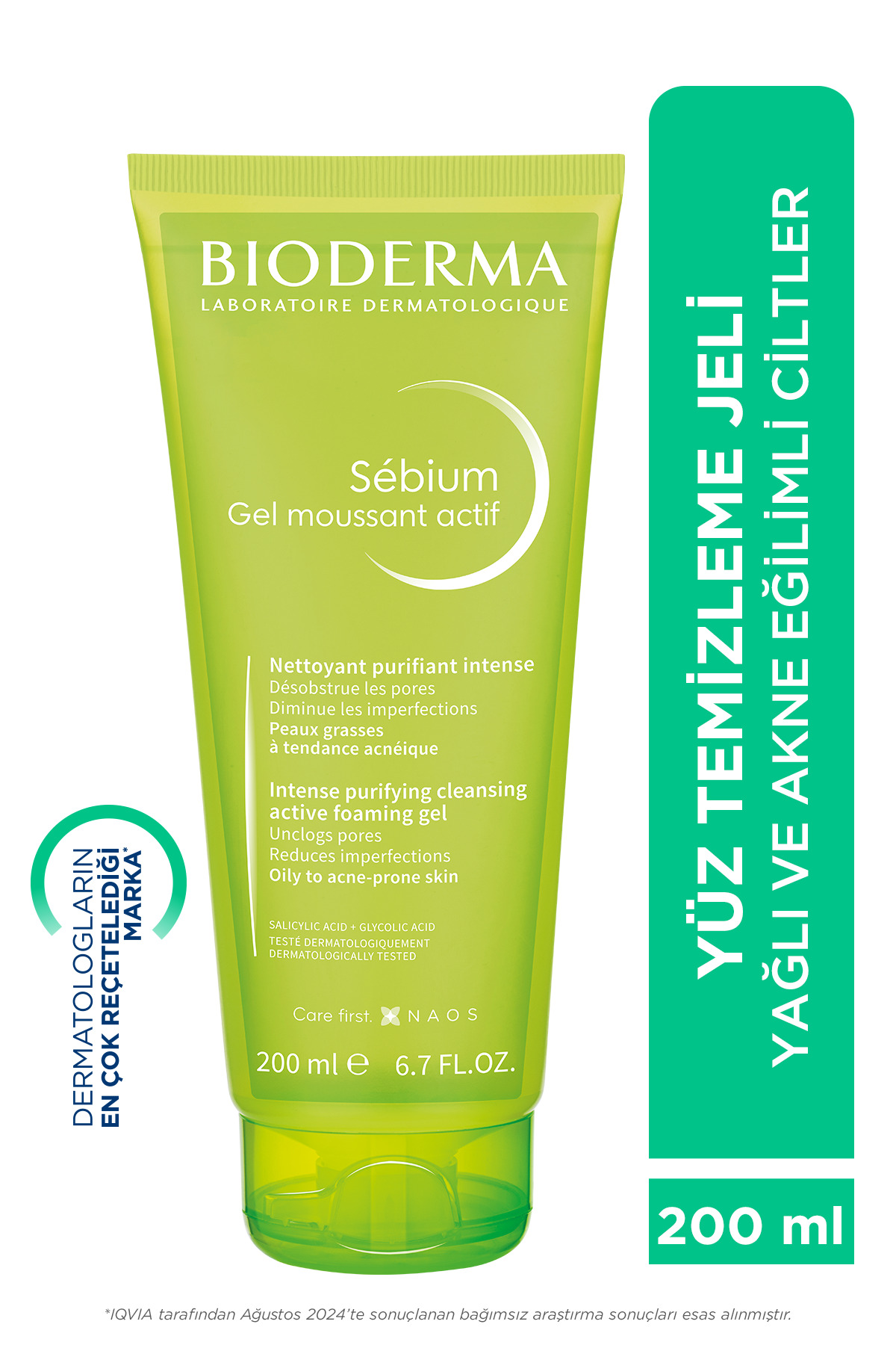 BİODERMA SÉBİUM FOAMİNG YÜZ TEMİZLEME JELİ 200ML-