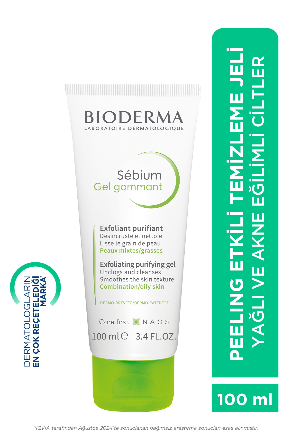 BİODERMA SÉBİUM PEELİNG ETKİLİ TEMİZLEYİCİ JEL 100 ML-
