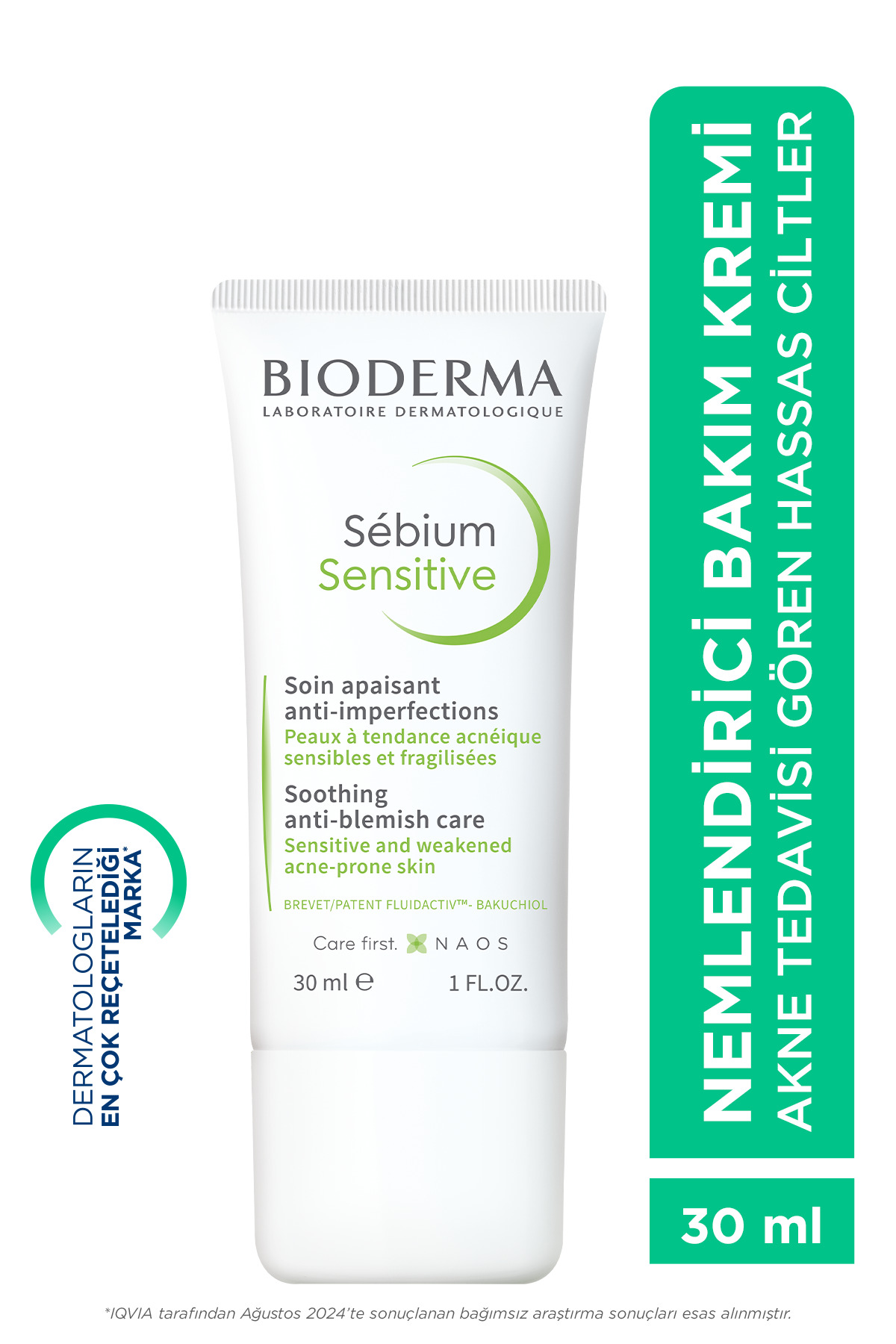 BİODERMA SÉBİUM HASSAS CİLTLER İÇİN BAKIM KREMİ 30 ML-