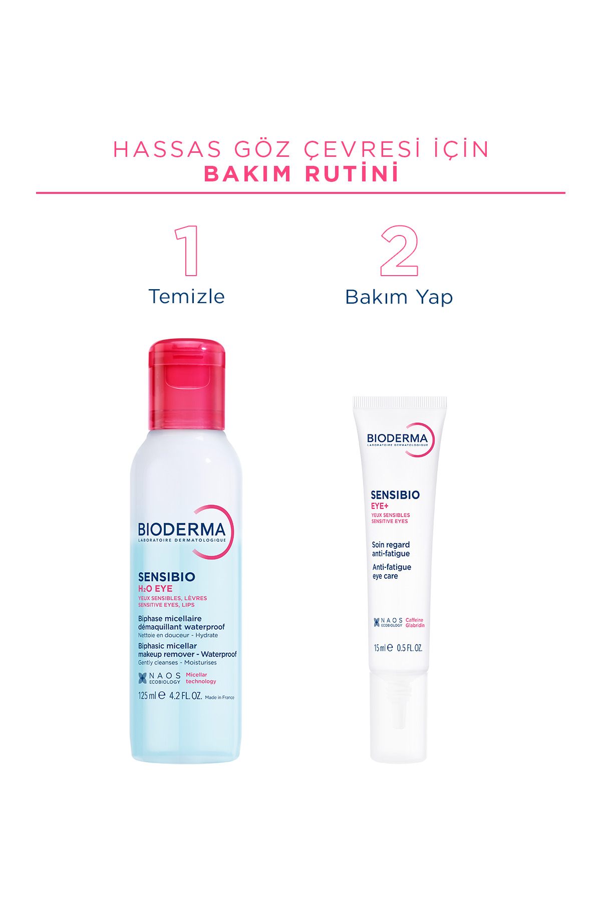 BİODERMA SENSİBİO H2O GÖZ MAKYAJI TEMİZLEYİCİ 125ML-
