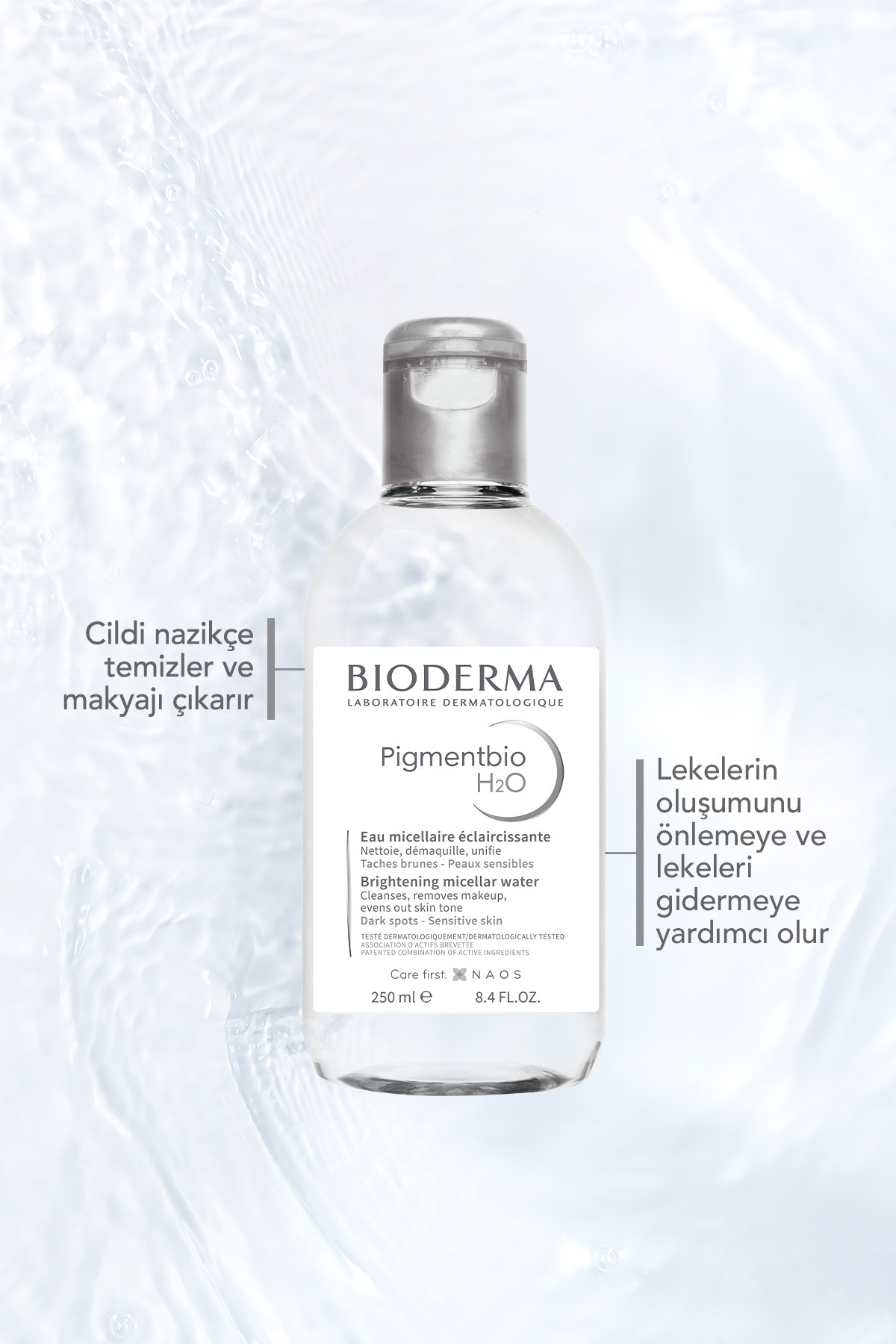 BİODERMA PİGMENTBİO H2O MİCELLER SU 250 ML-