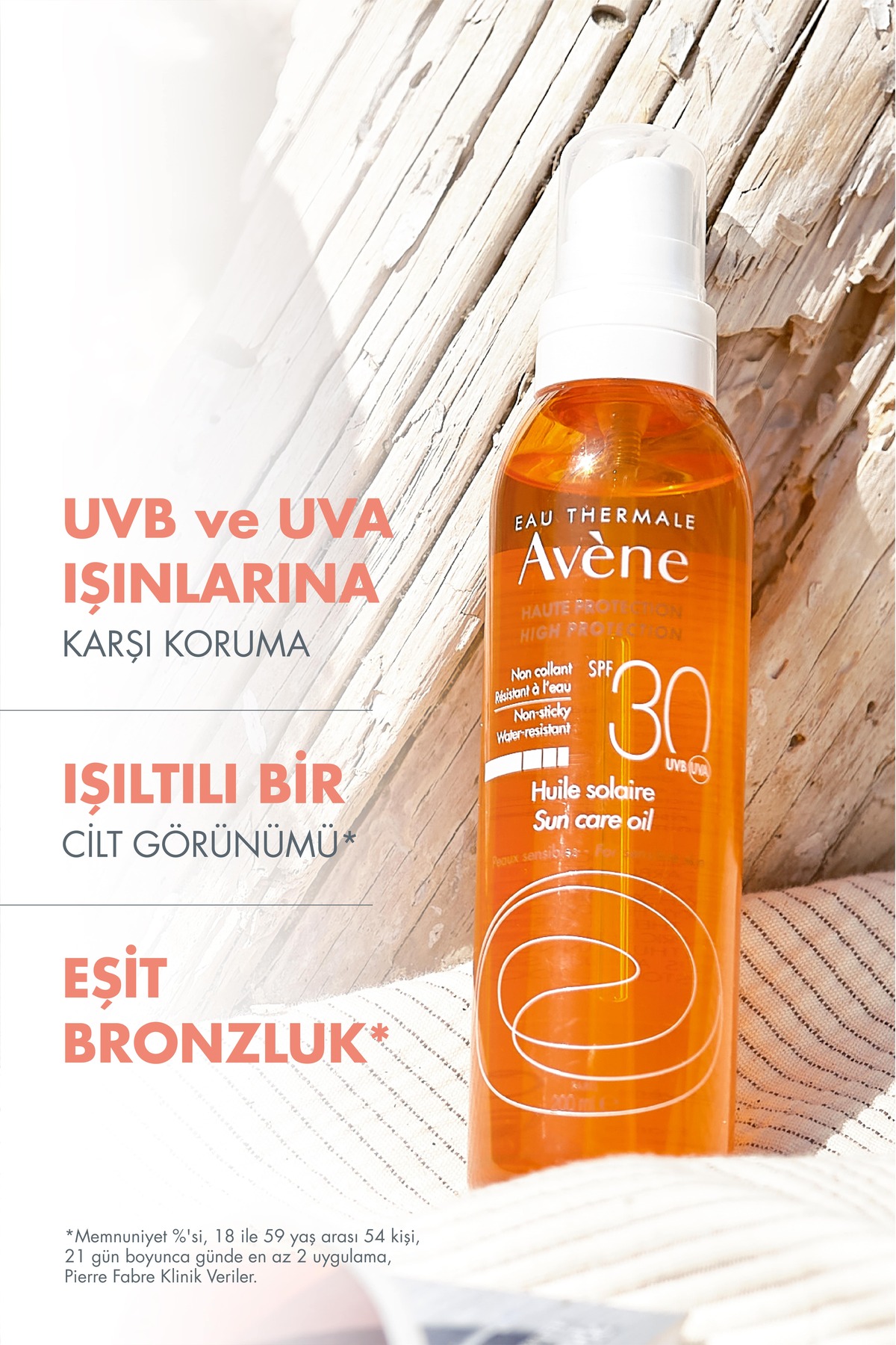AVENE SUN HUİLE SOLAİRE SPF30 GÜNEŞ YAĞI 200 ML-