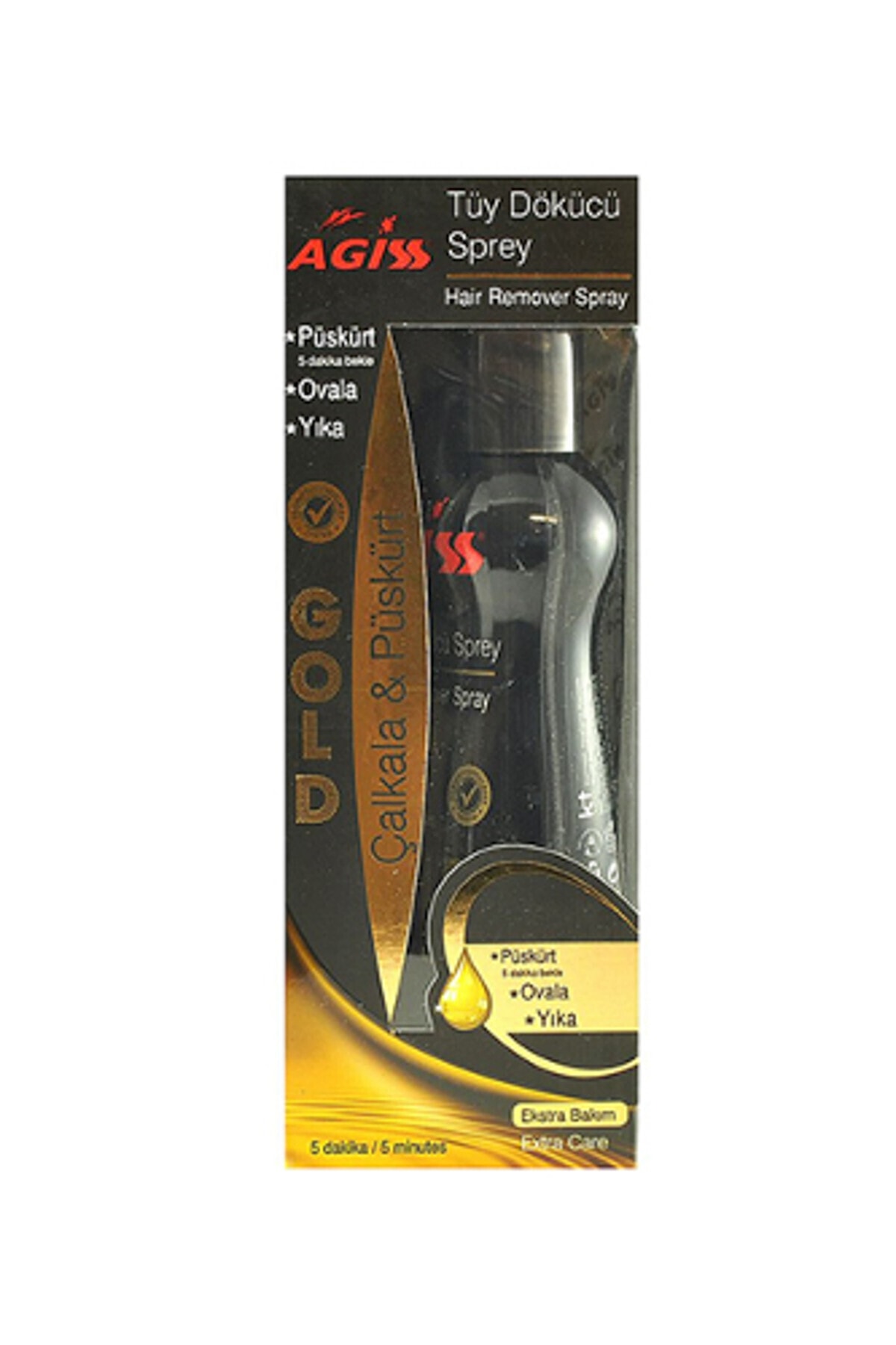 AGISS TÜY DÖKÜCÜ SPREY GOLD 175ML-
