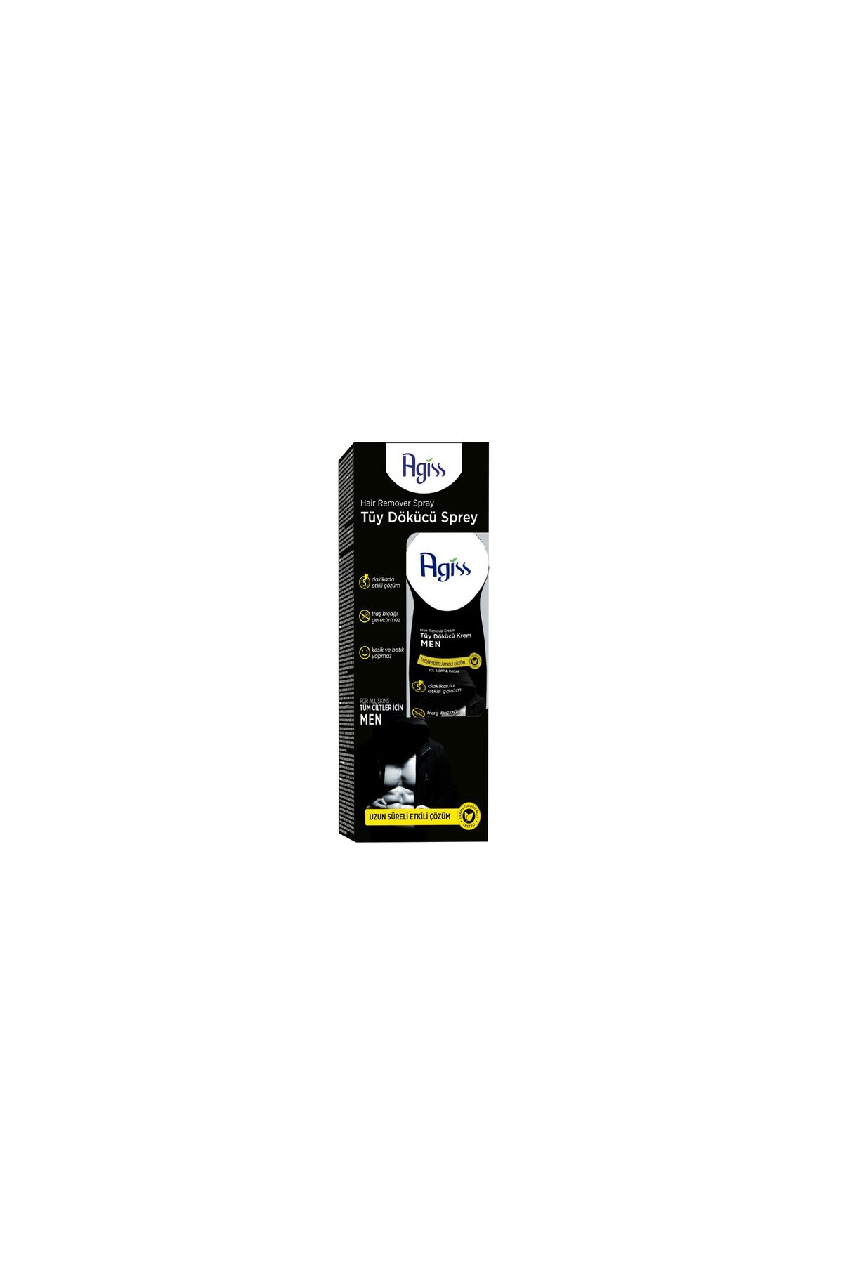 AGISS ERKEK TÜY DÖKÜCÜ SPREY 175ML-