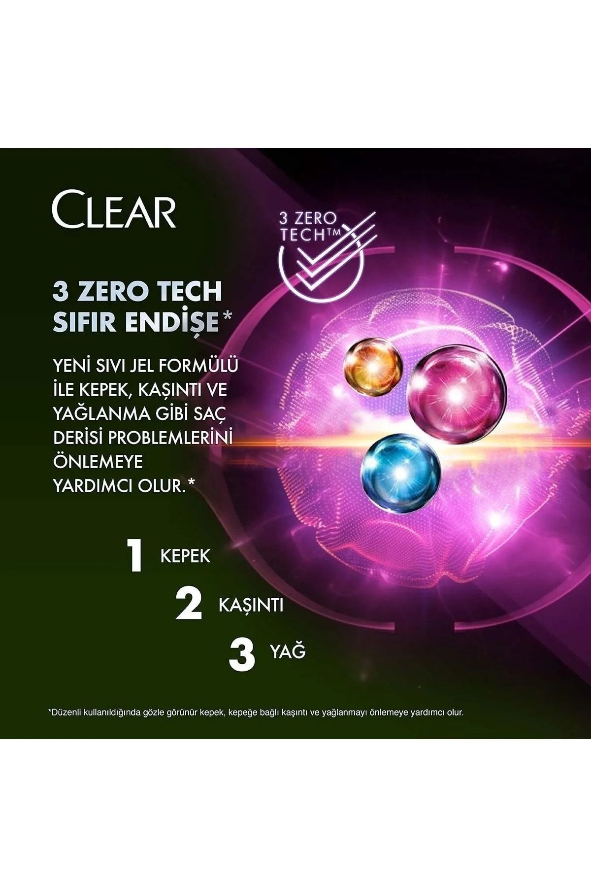 CLEAR WOMEN KEPEĞE KARŞI  BİTKİSEL SENTEZ ŞAMPUAN 350ML-