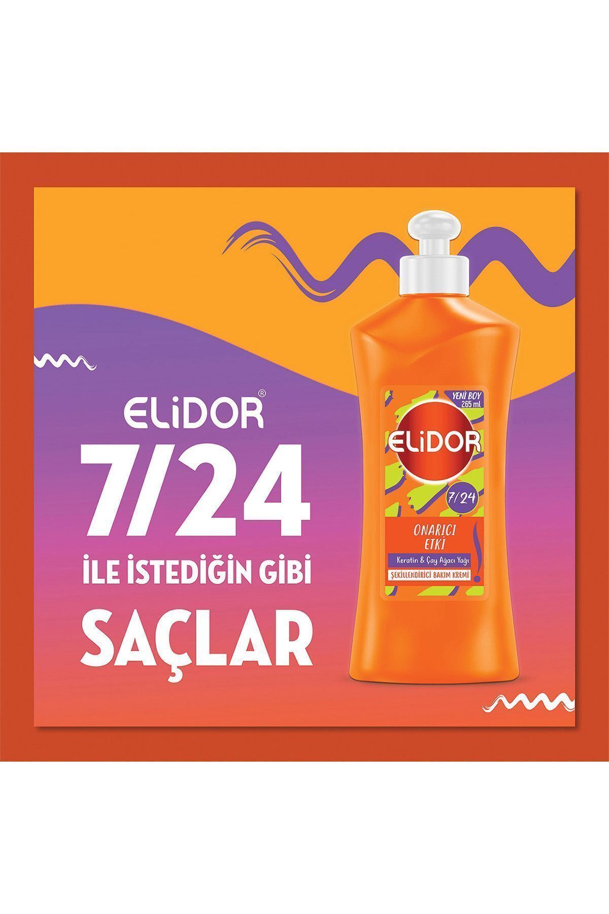 ELİDOR 7/24 ŞEKİLLENDİRİCİ SAÇ BAKIM KREMİ ONARICI-