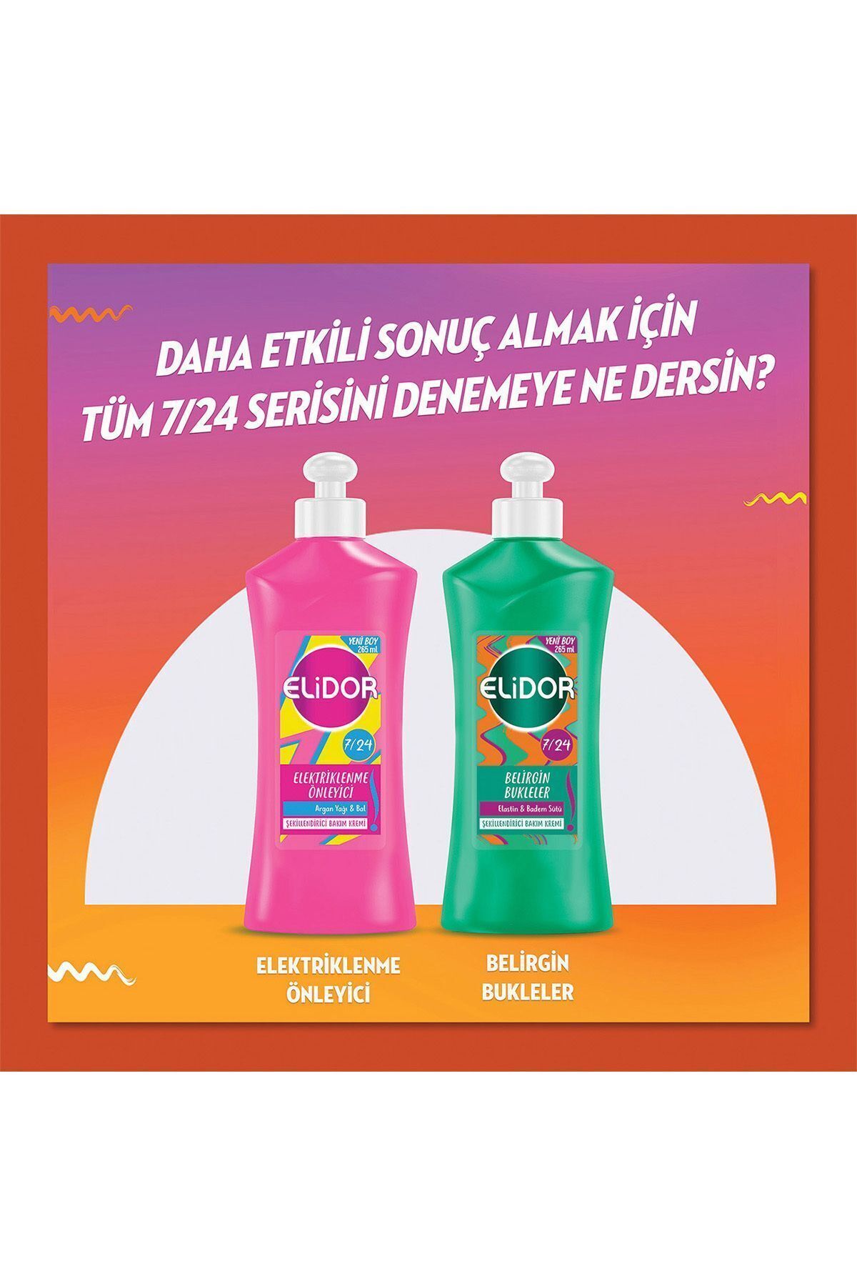 ELİDOR 7/24 ŞEKİLLENDİRİCİ SAÇ BAKIM KREMİ ONARICI-