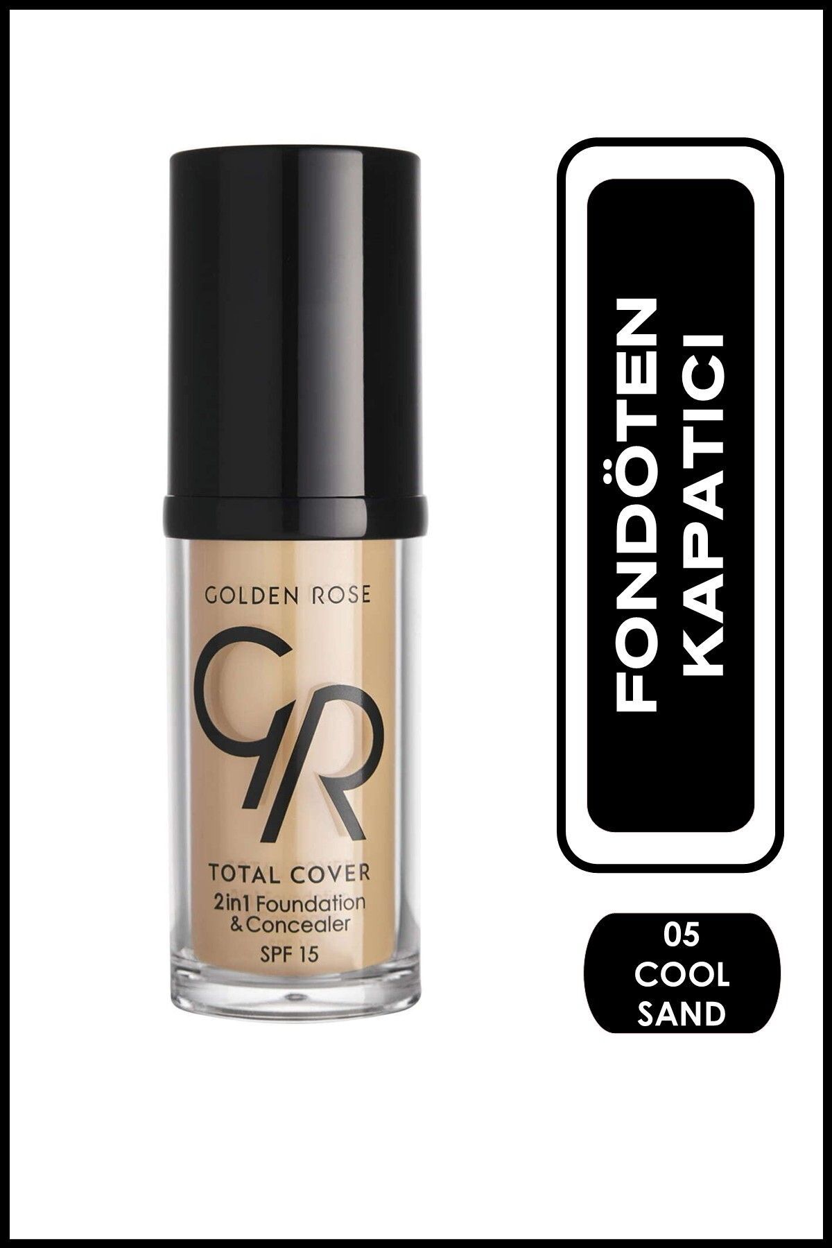 GOLDEN ROSE  TOTAL COVER 2&1 FOUND.CONCEALER 05-