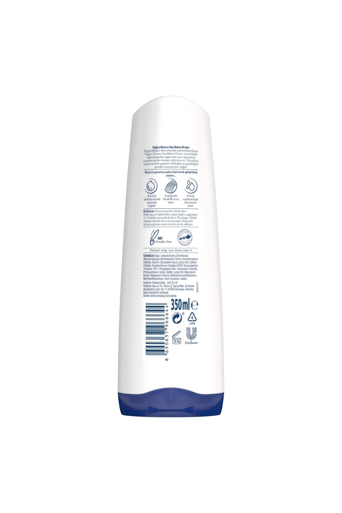 DOVE ULTRA CARE SAÇ BAKIM KREMİ YOĞUN ONARICI 350M-