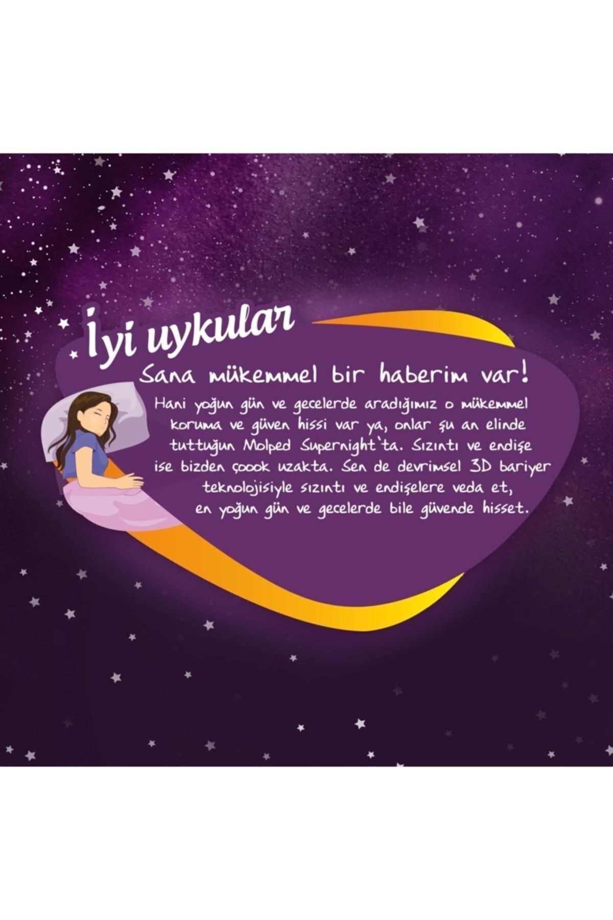 Molped Super Night Süper Gece Hijyenik Ped 16 Lı-
