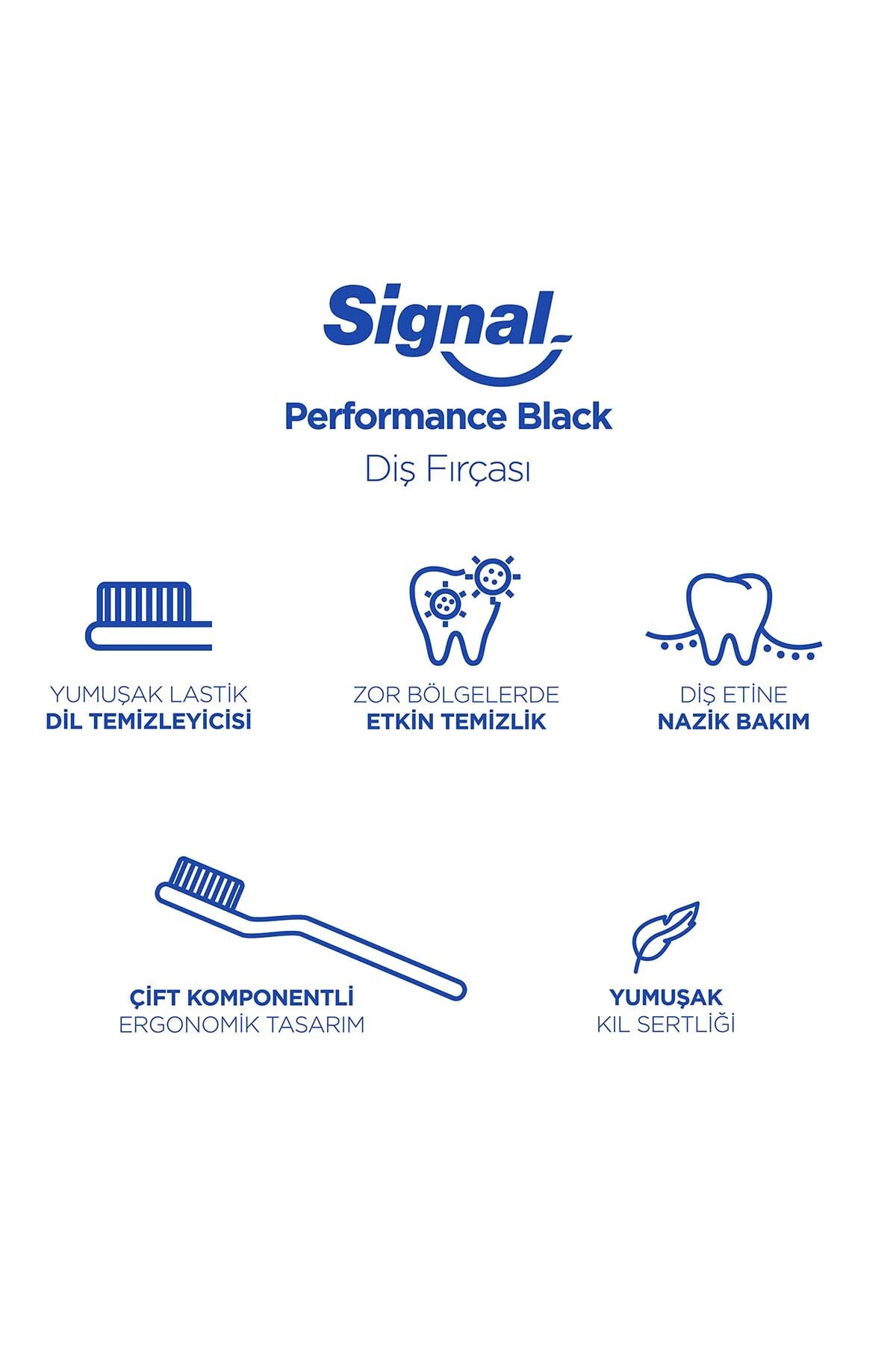 SİGNAL SİGNAL PERFO BLACK 1+1 DİŞ FIÇASI-