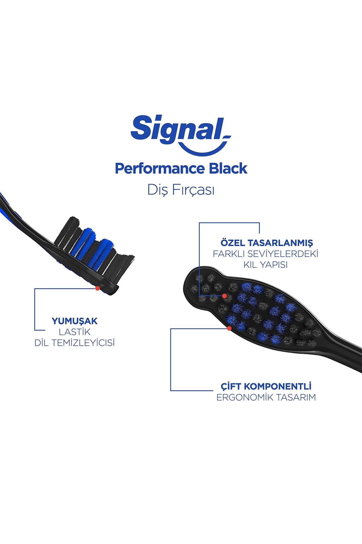 SİGNAL SİGNAL PERFO BLACK 1+1 DİŞ FIÇASI-