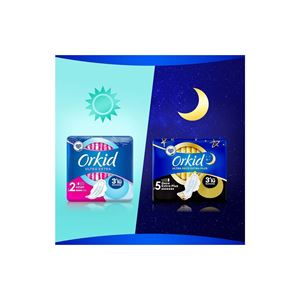 ORKİD TEKLİ ULTRA KANATLI UZUN 7Lİ HİJYENİK PED-