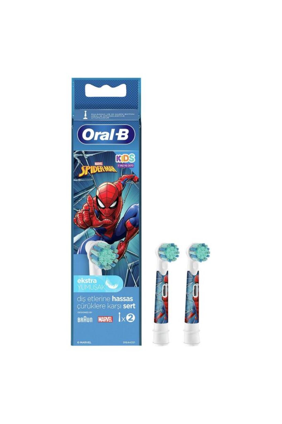 ORAL-B YEDEK BAŞLIK SPİDERMAN 2Lİ-