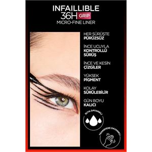 LOREAL PARİS INFAİLLİBLE 36H GRİP MİCRO FİNE EYELİNER-