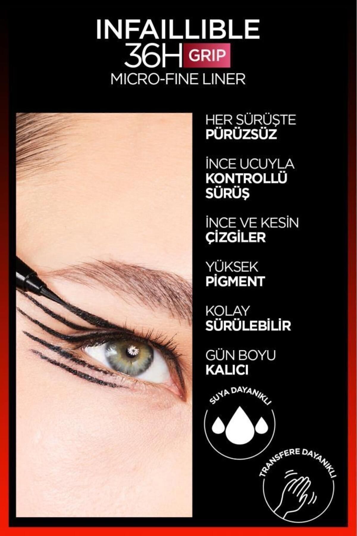 LOREAL PARİS INFAİLLİBEL GRİP MİCRO FİNE EYELİNER 03-