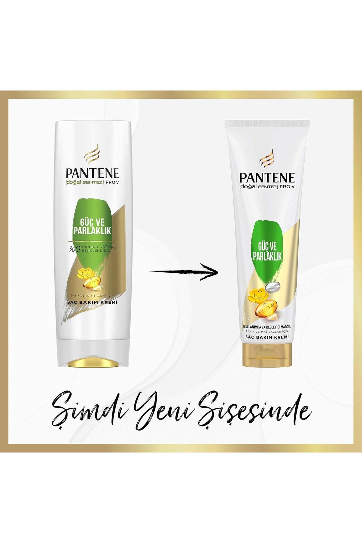 PANTENE DOĞAL SENTEZ GÜÇ VE PARLAKLIK SAÇ BAKIM KREMİ 275ML-