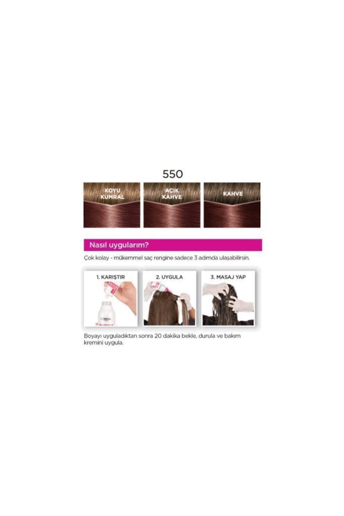 LORÉAL PARİS CASTİNG CRƏME 550 BÖĞÜRTLEN KIZILI SAÇ BOYASI-