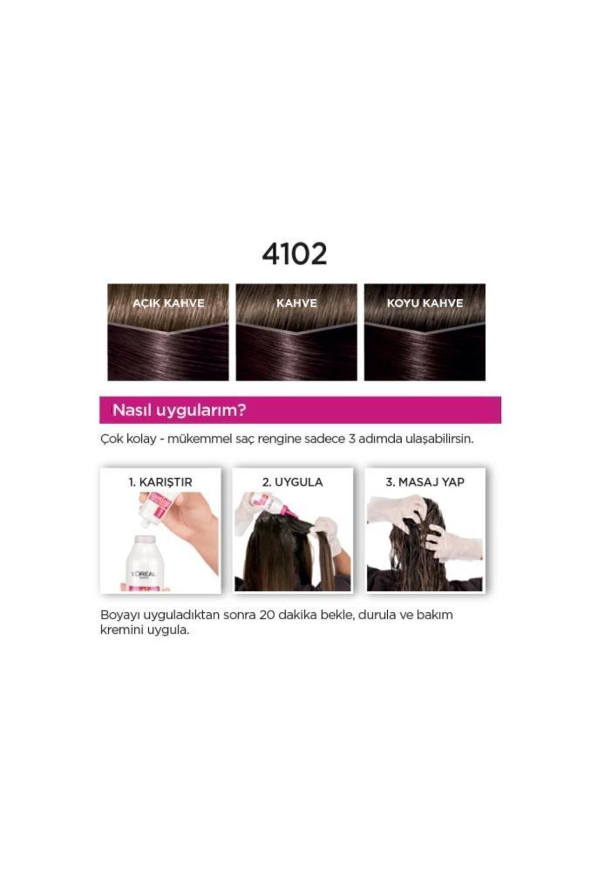 LOREAL PARİS CASTİNG CREME GLOSS 4102 COOL KESTANE SAÇ BOYASI-