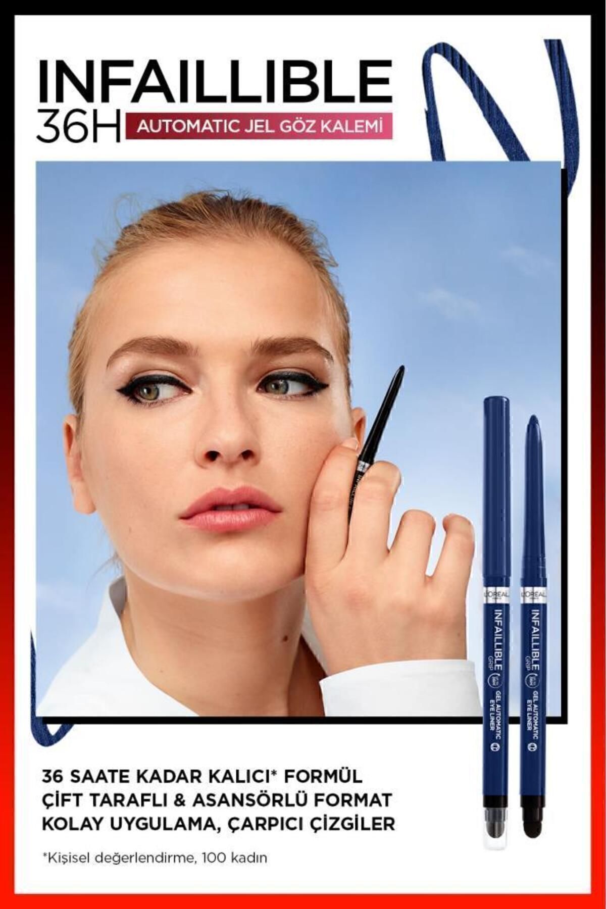 LOREAL PARİS INFAİLLABLE AUTOMATİC JEL GÖZ KALEMİ-
