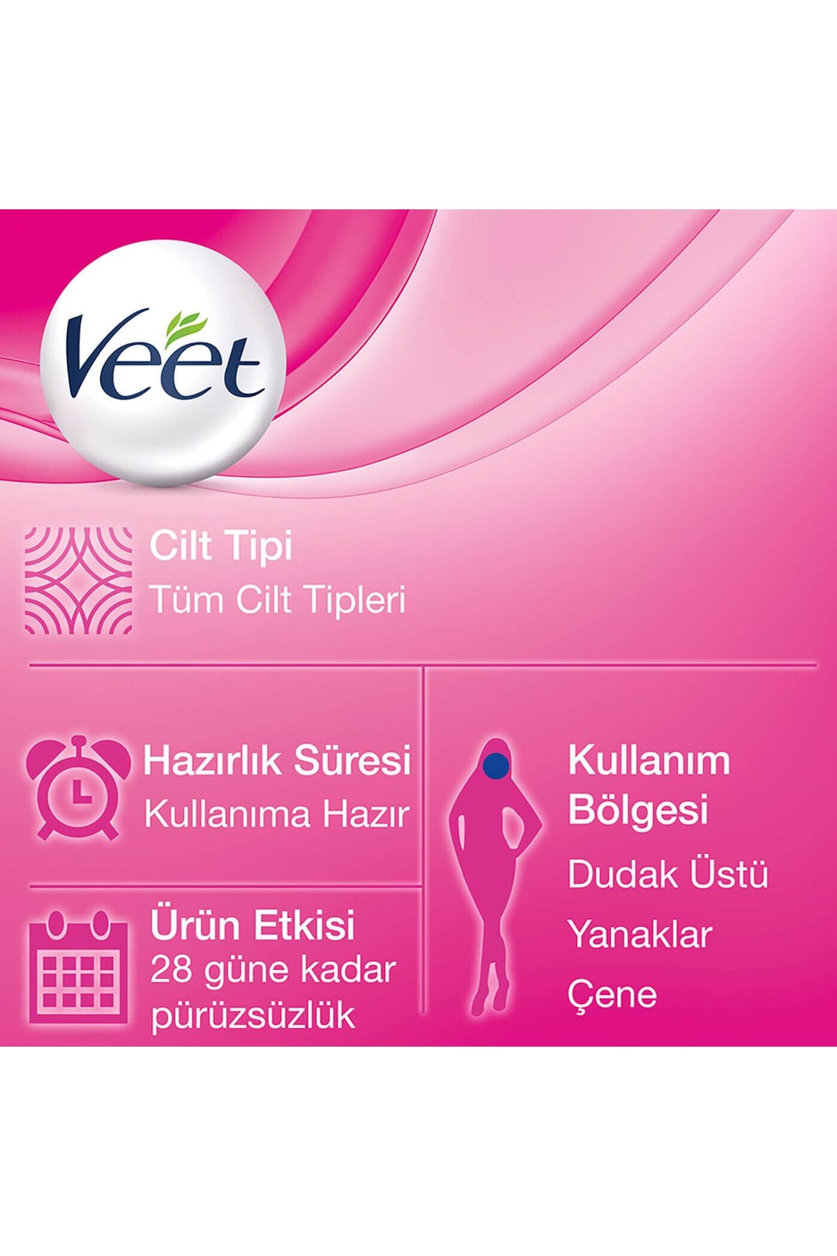 Veet Yüz Ağda Bandı Natural 20li-
