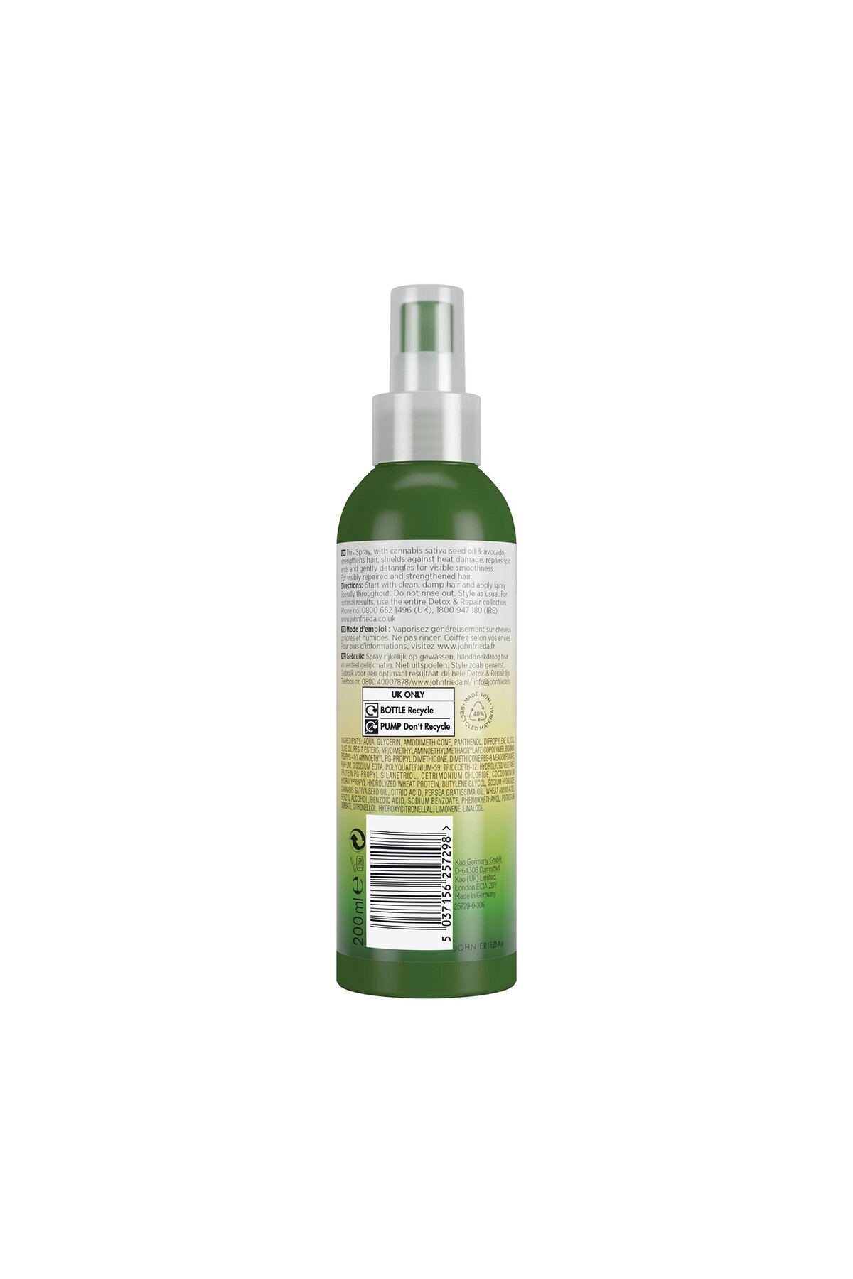 JOHN FRİEDA KURU VE YIPRANMIŞ SAÇLAR SAÇ SPREYİ  150ML-
