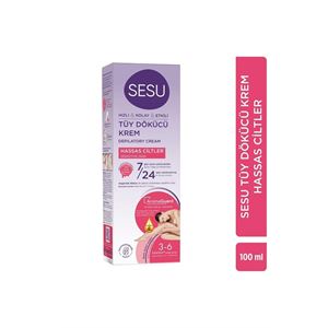 SESU TÜY DÖKÜCÜ KREM HASSAS CİLTLER 100ML-
