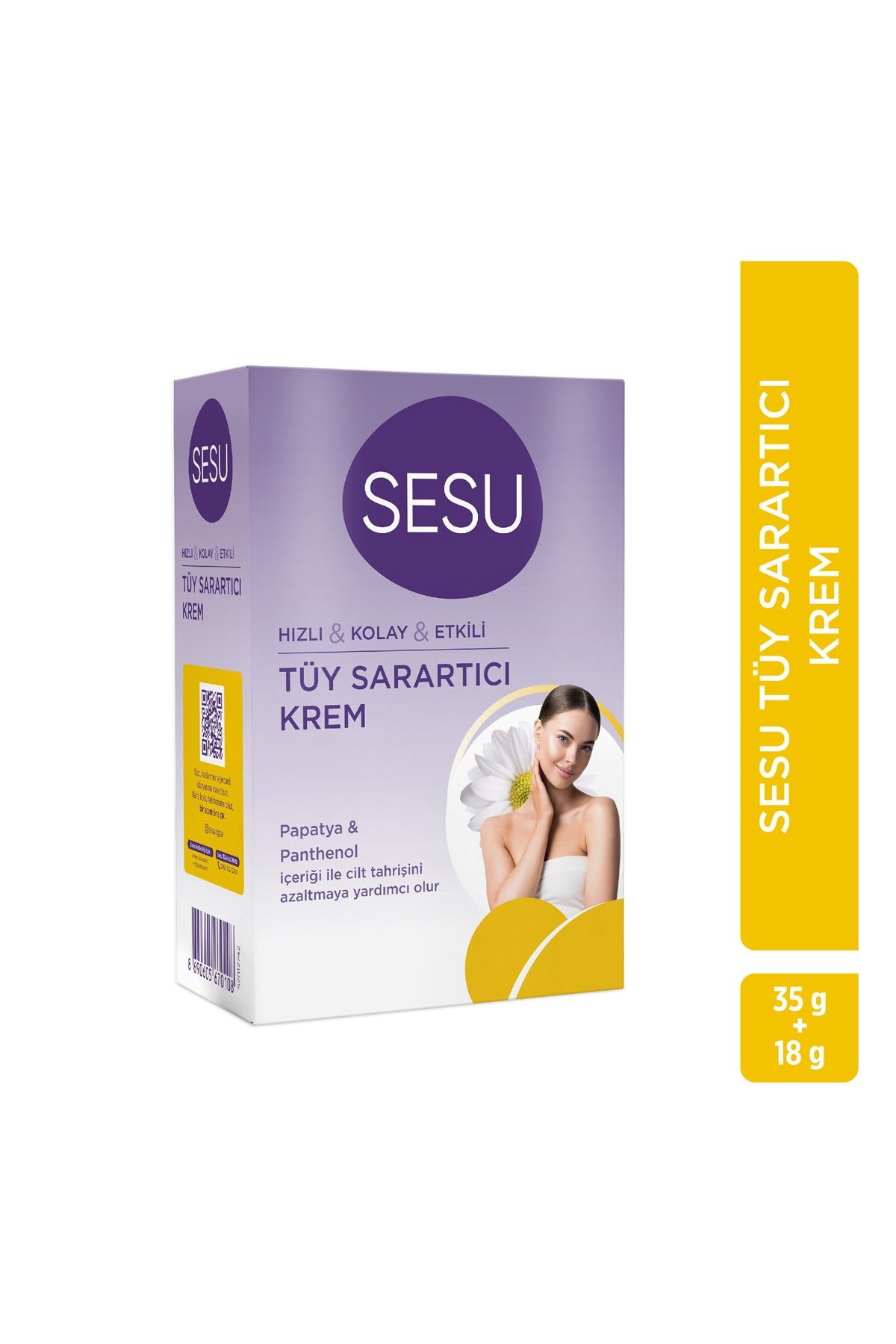 SESU TÜY SARATICI KREM-