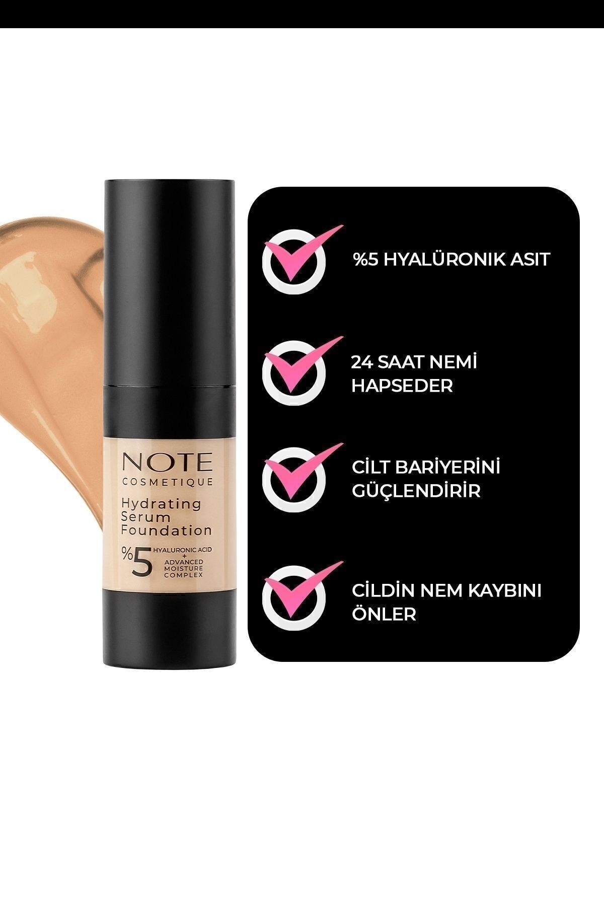 NOTE HYDRATİNG SERUM FONDÖTEN NO.100-