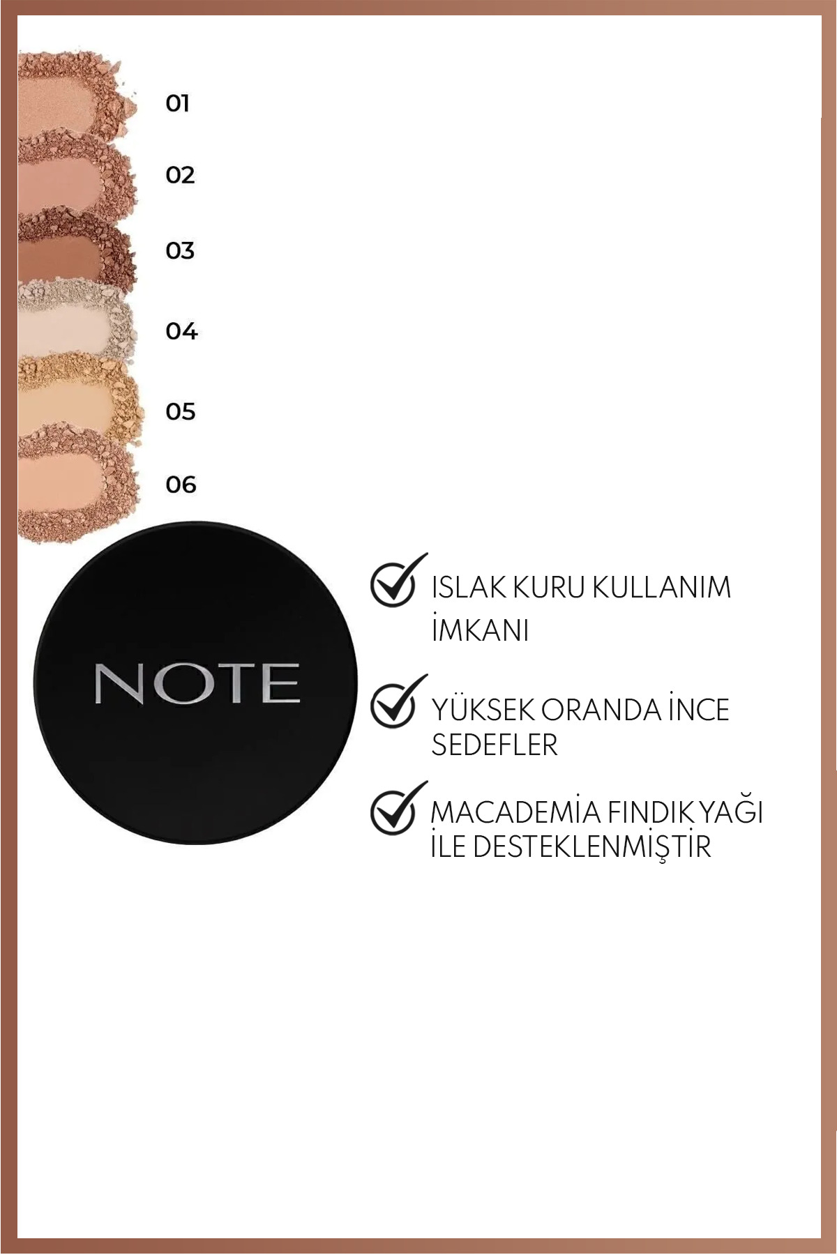 NOTE CREAM POWDER CARAMEL CAKE AYDINLATICI NO.03-