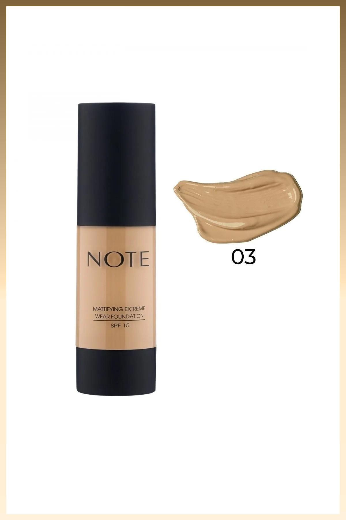 NOTE MATTİFİYİNG EXTREME WEAR  MEDIUM BEİGE NO.03 FONDÖTEN-