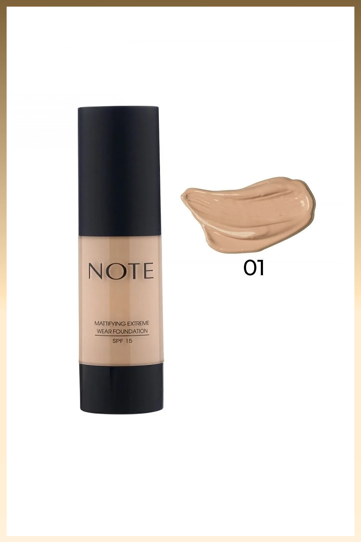 NOTE  MATTİFİYİNG EXTREME WEAR BEİGE NO.01 FONDÖTEN-