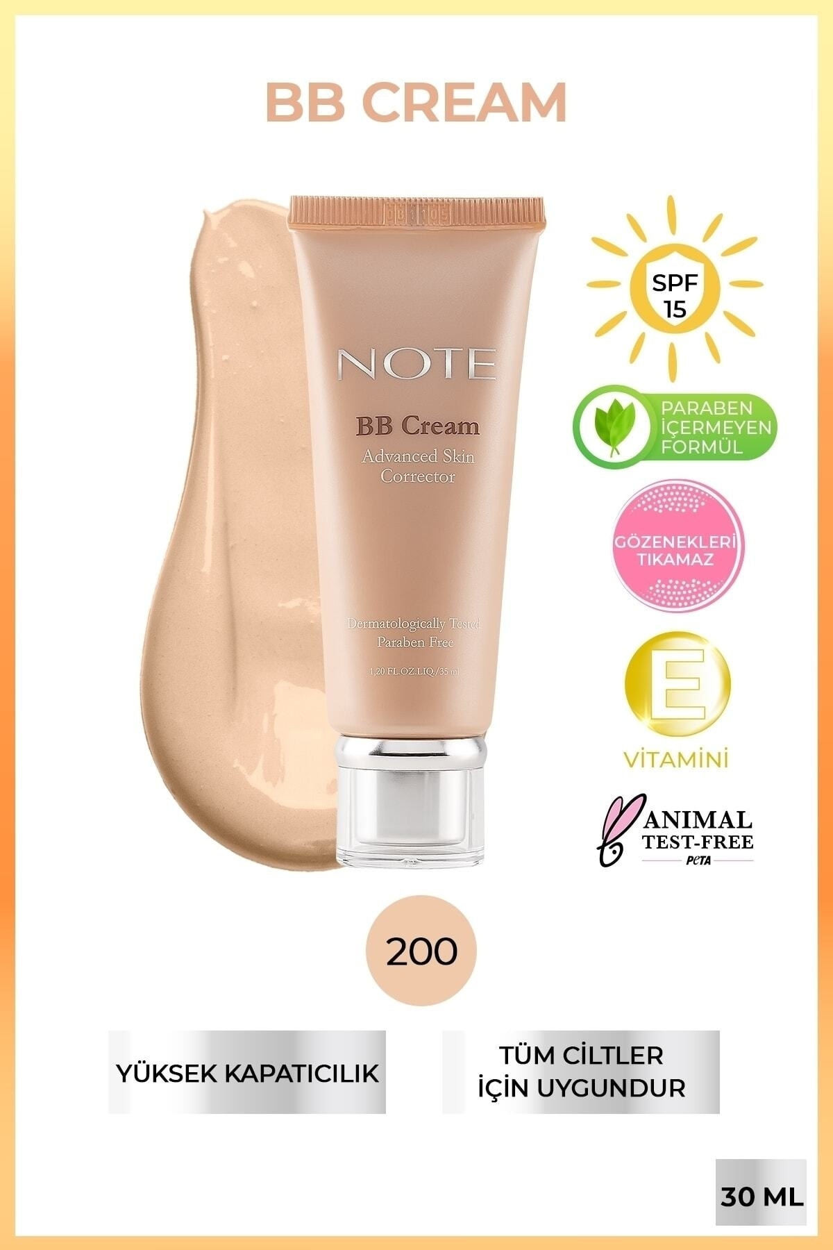 NOTE BB CREAM  SOFT IVORY 200-