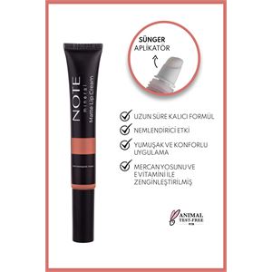 NOTE MİNERAL MATTE LİP CREAM BROWNİGHT NO.07 RUJ-