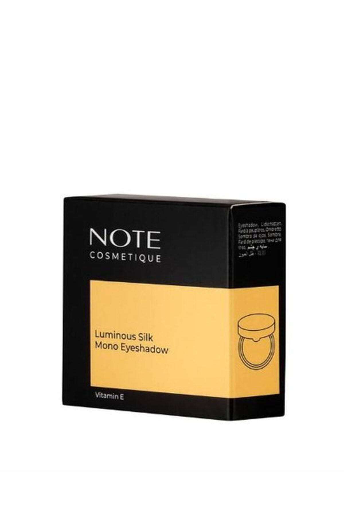 NOTE LUMİNOUS SİLK MONO EYESHADOW NO.08 GÖZ FARI-
