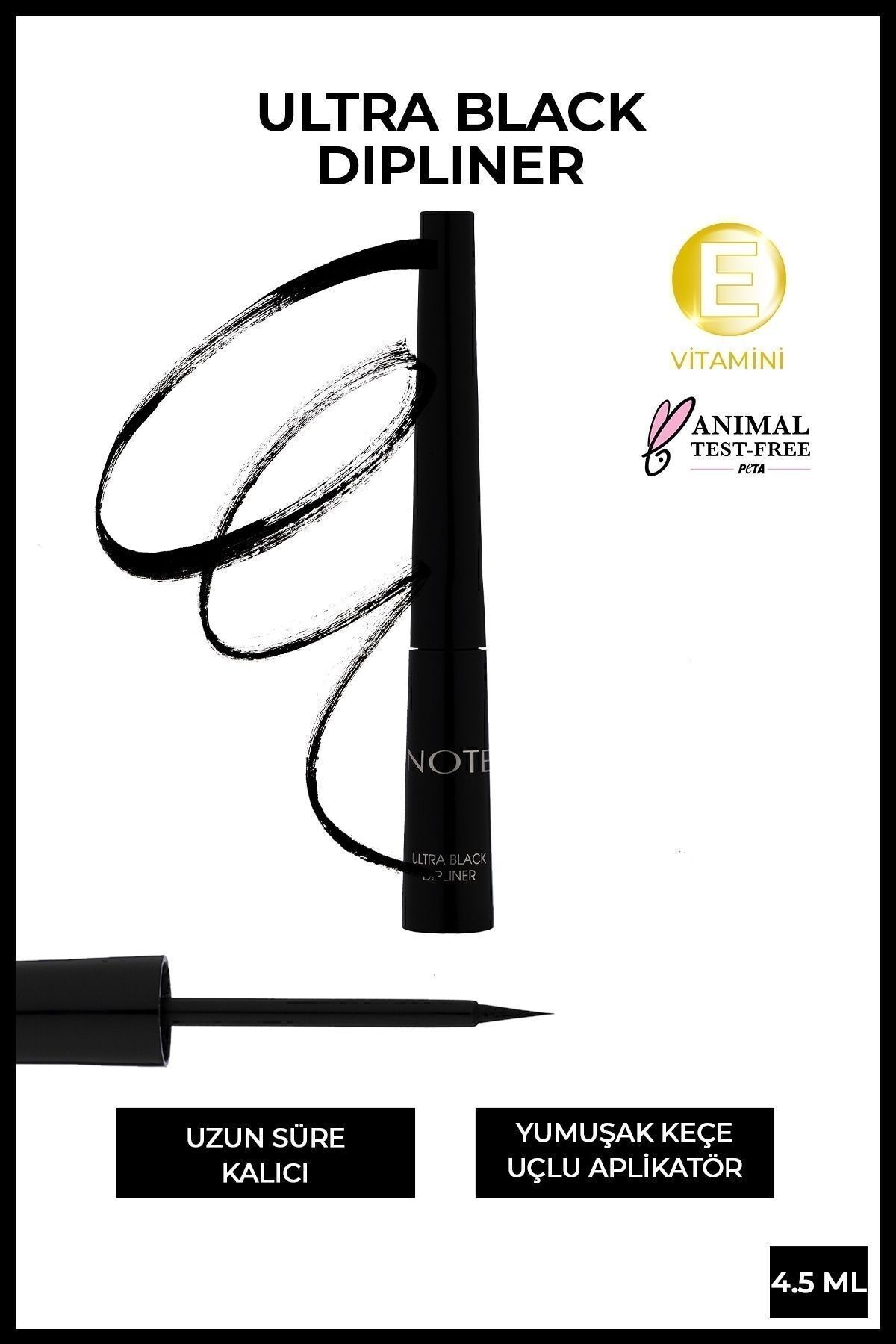 NOTE ULTRA BLACK EYELİNER 01-