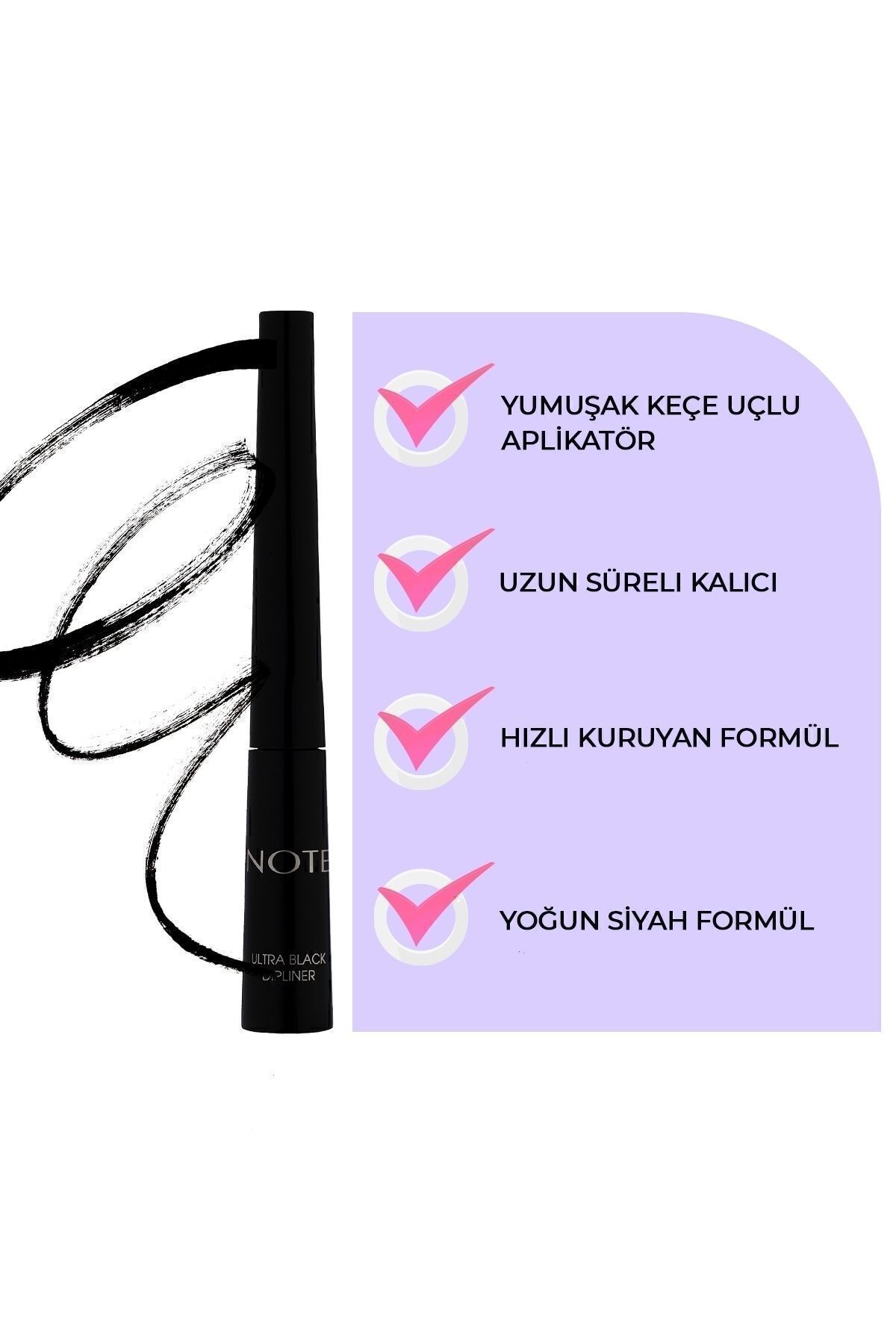 NOTE ULTRA BLACK EYELİNER 01-