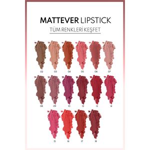 NOTE MATTEVER LIPSTICK DRESS RED 17 RUJ-