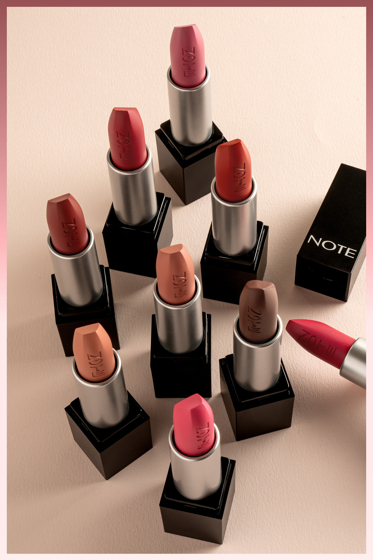 NOTE MATTEVER LIPSTICK DRESS RED 17 RUJ-
