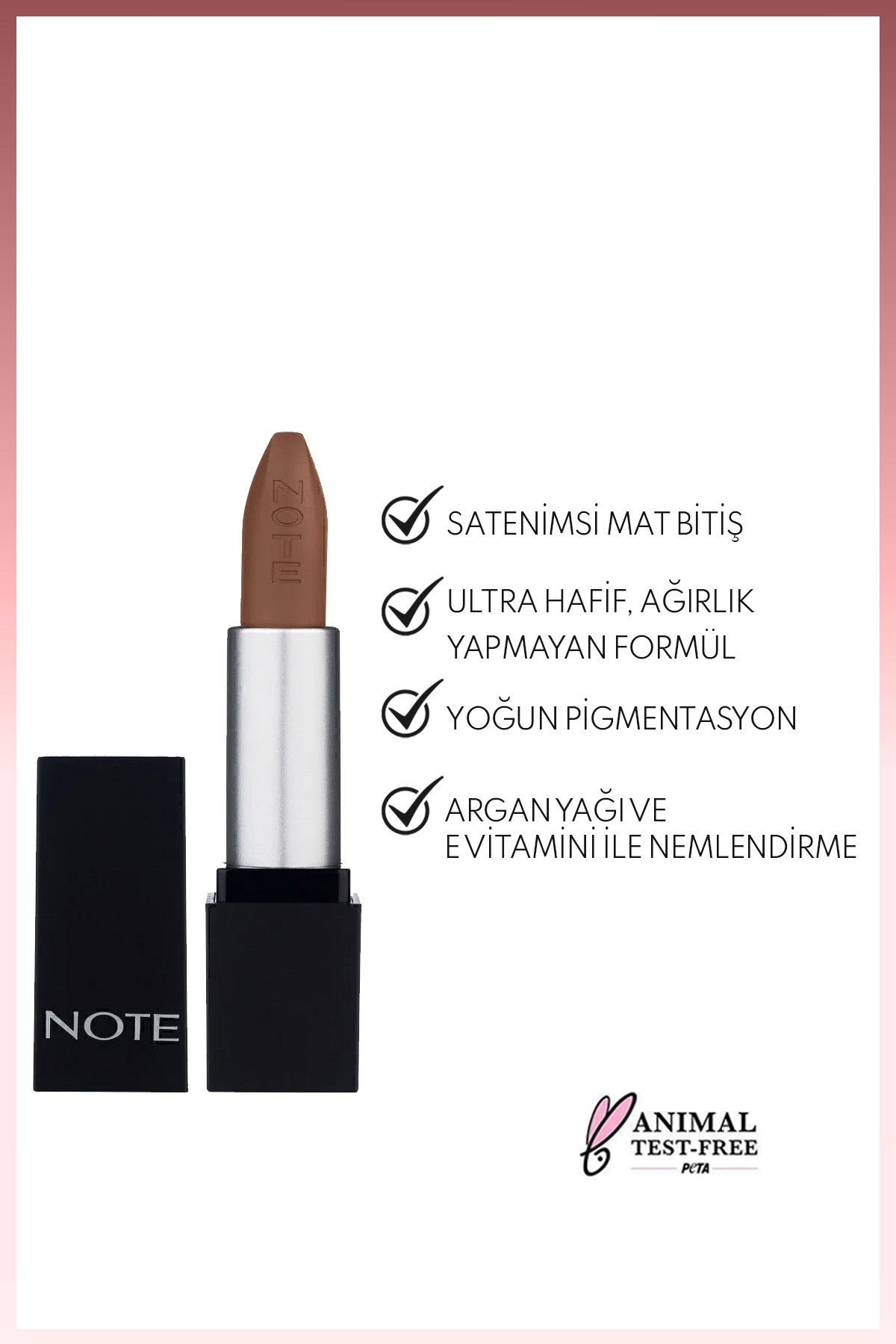 NOTE MATTEVER LIPSTICK SPRİNG DRESS 02 RUJ-