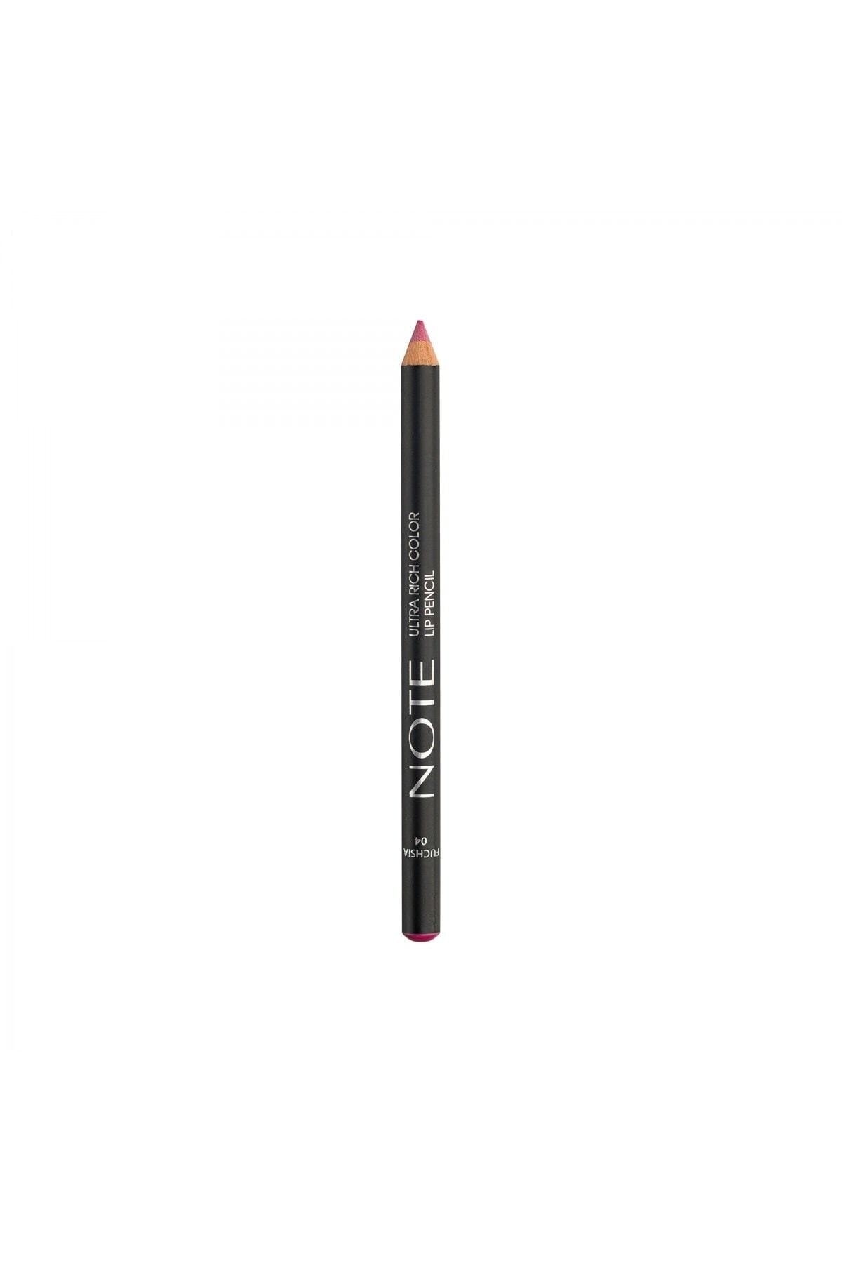 NOTE ULTRA RİCH COLOR DUDAK KALEMİ FUCHSIA 04-
