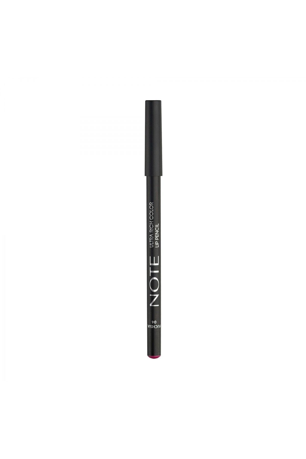 NOTE ULTRA RİCH COLOR DUDAK KALEMİ FUCHSIA 04-