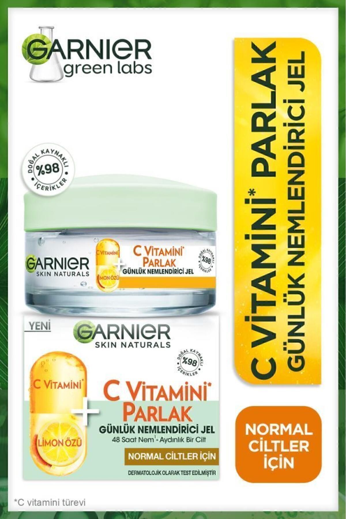 GARNİER C VİTAMİNİ PARLAK GÜNLÜK NEMLENDİRİCİ JEL 50ML-