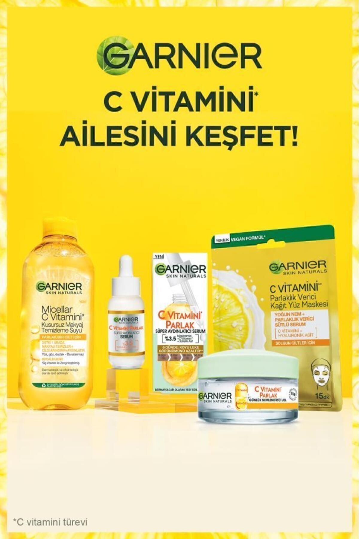 GARNİER C VİTAMİNİ PARLAK GÜNLÜK NEMLENDİRİCİ JEL 50ML-