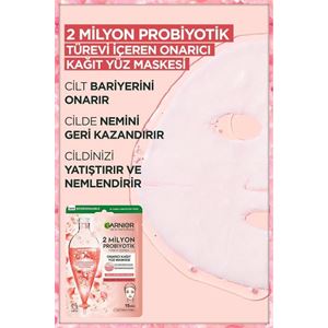 GARNİER 2 MİLYON PROBİYOTİK TÜREVİ IÇEREN KAĞIT MASKE-