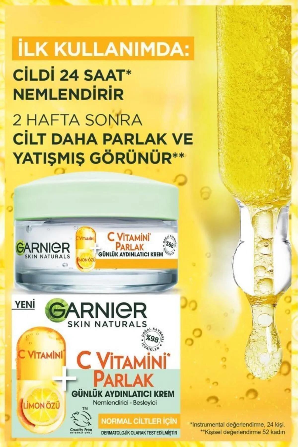 Garnier C Vitamini Parlak Günlük Aydınlatıcı Krem-